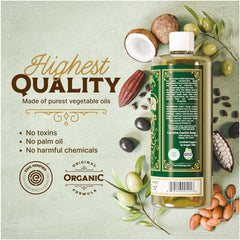 Carolina Castile Soap cocoa butter and kukui oil add moisture and softness.