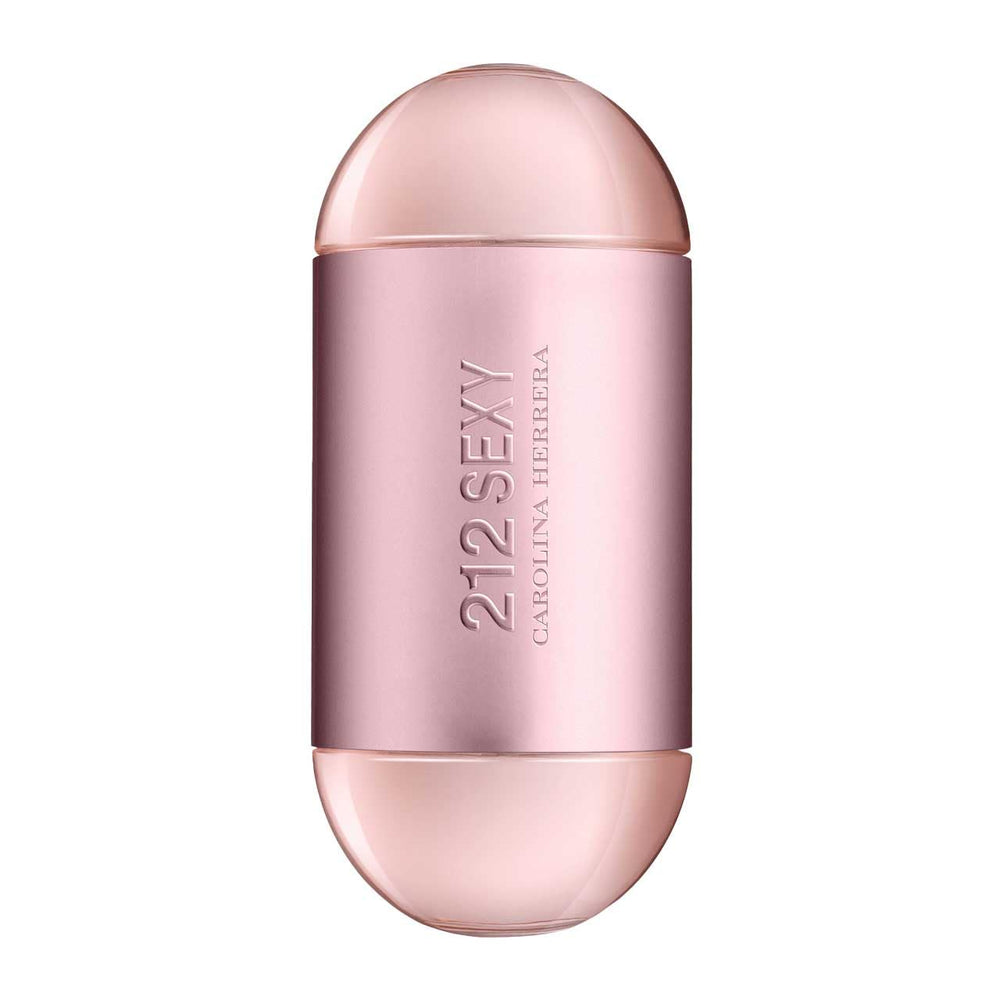 Carolina Herrera 212 Sexy bottle close-up highlighting premium design.