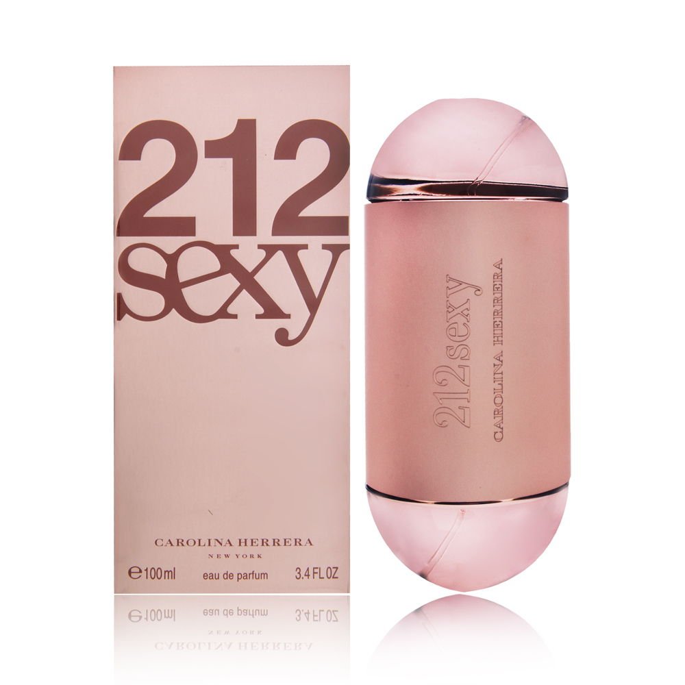 Carolina Herrera 212 Sexy bottle front view for a confident evening fragrance.