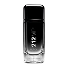 Carolina Herrera 212 VIP Black bottle front view, ideal for evening wear