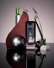 Carolina Herrera 212 VIP Black packaging box hinting at premium gifting appeal.