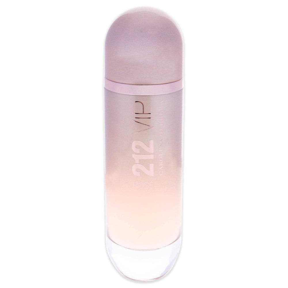 Carolina Herrera 212 VIP Rose bottle angled view showing elegant design and luminous rose scent