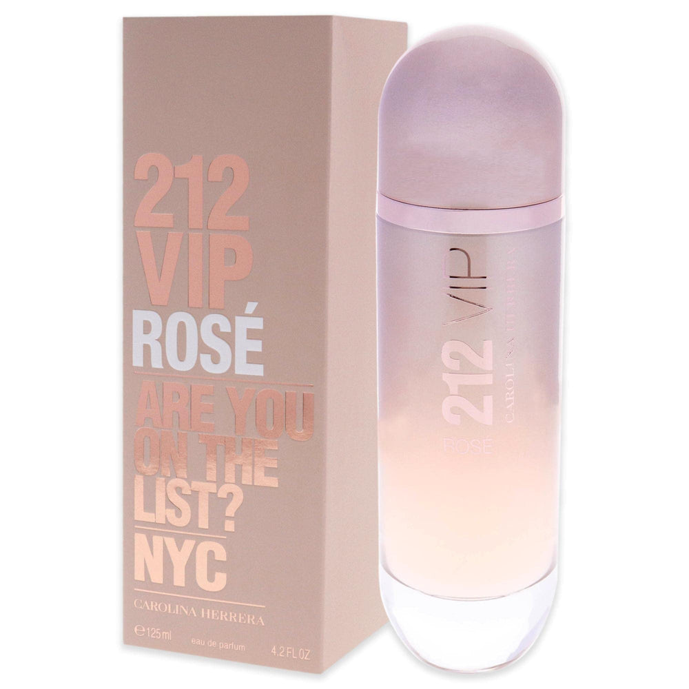 Carolina Herrera 212 VIP Rose spray nozzle closeup emphasizing freshness and refinement