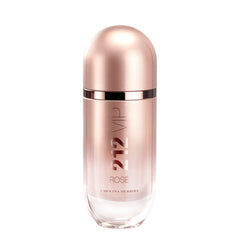 Carolina Herrera 212 VIP Rosé bottle close-up with champagne opening for day-to-night charm.