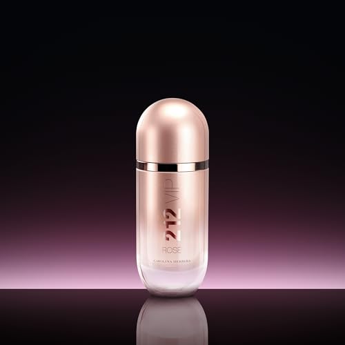 Carolina Herrera 212 VIP Rosé heart notes peach blossom add seductive softness.