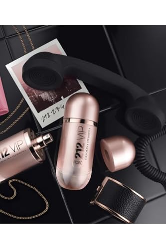 Carolina Herrera 212 VIP Rosé worn for chic day-to-night celebrations.