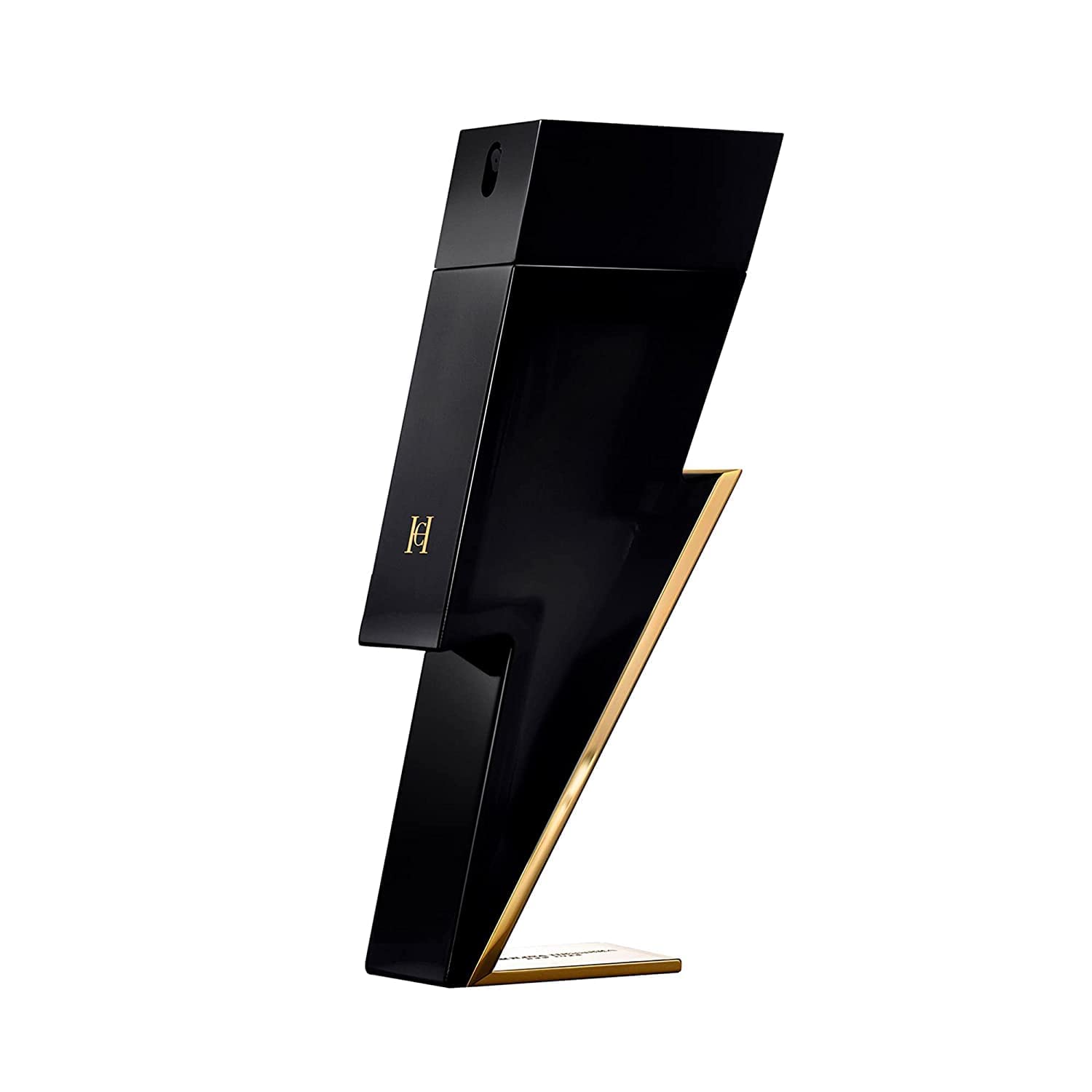 Carolina Herrera Bad Boy EDT closeup bottle highlights bold design for evening confidence.