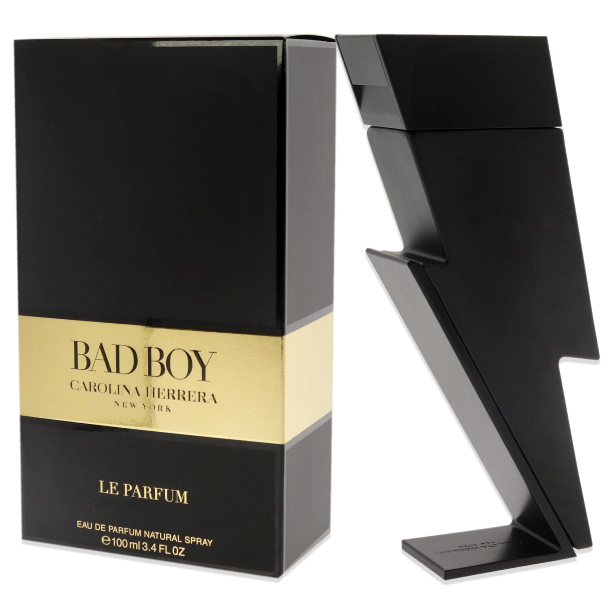 Carolina Herrera Bad Boy Le Parfum lifestyle-moment captures confident, refined fragrance for nights out