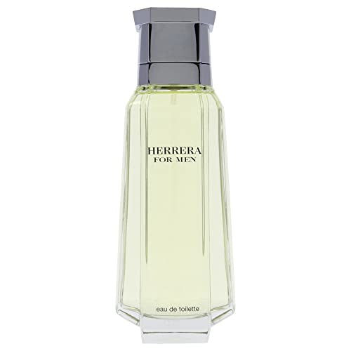 Carolina Herrera Men EDT bottle side profile, versatile for office and evenings.