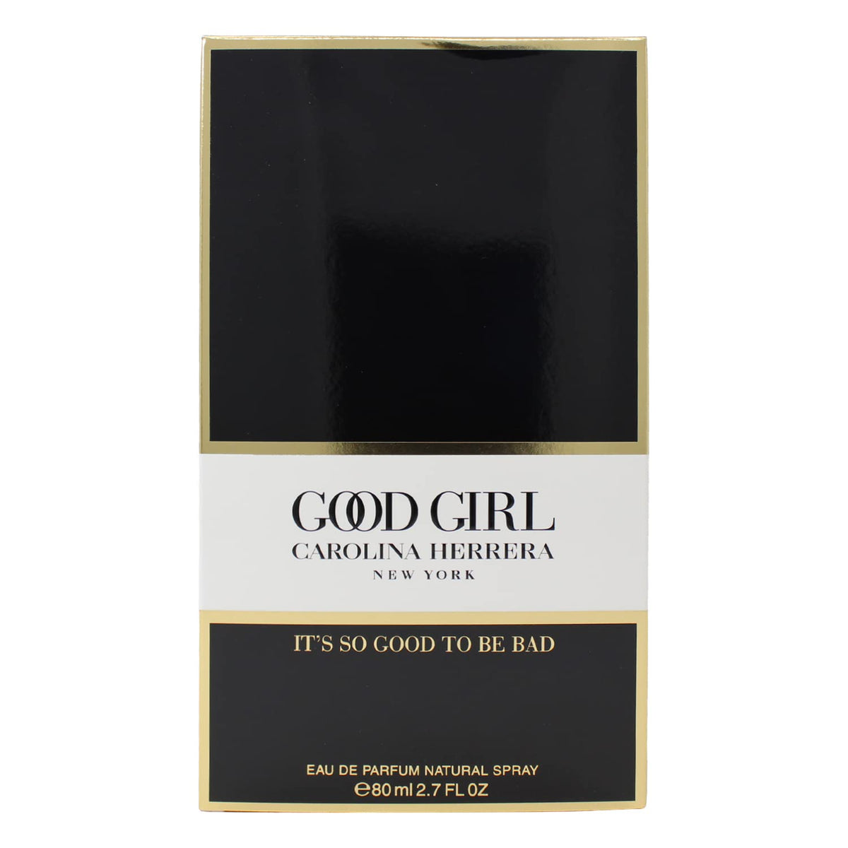 Carolina Herrera Good Girl bottle top gleams, signaling evening glamour and confidence.