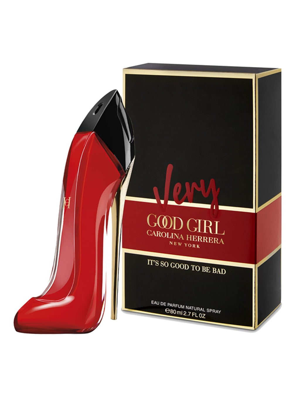 Carolina Herrera Very Good Girl EDP back view bottle for packaging insights