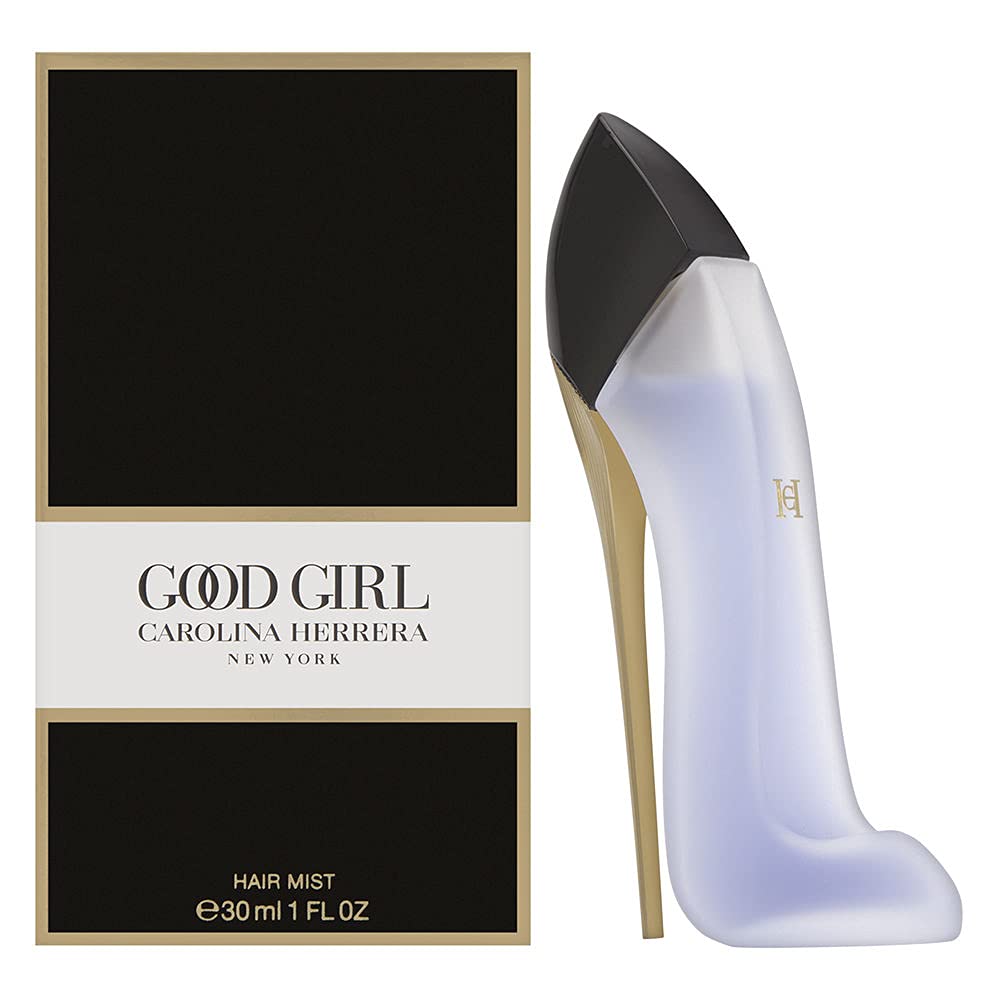 Carolina Herrera Good Girl Hair Mist bottle for women, long-lasting fragrance for daily wear.