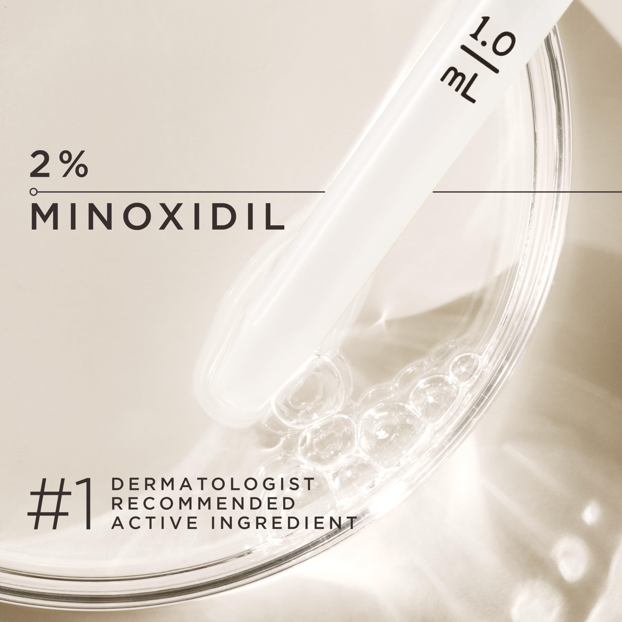 Carol's Daughter Goddess Strength 2% minoxidil bottle label highlights active ingredient for thinning areas.