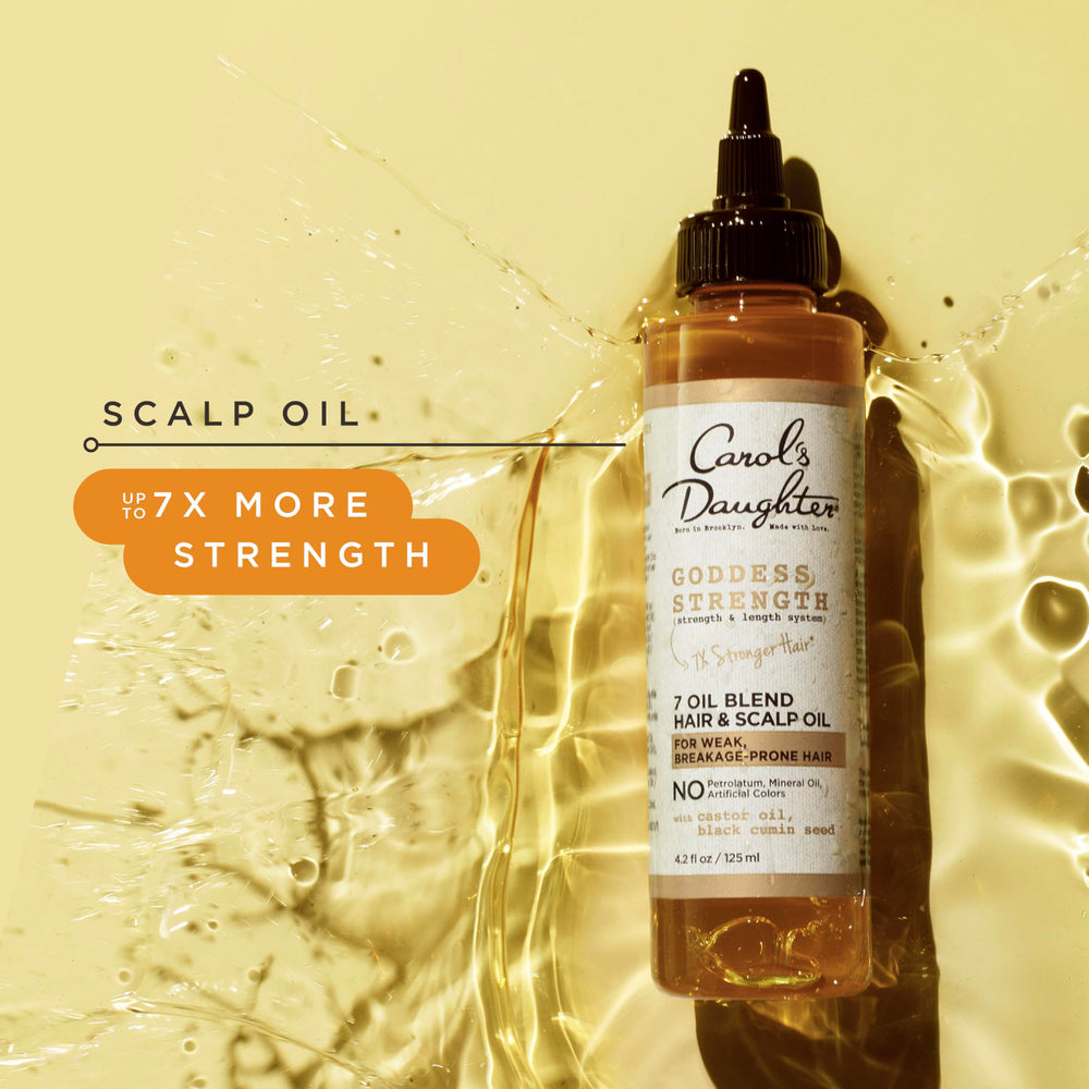 Goddess Strength application tip close-up shows targeted treatment for curls and waves.