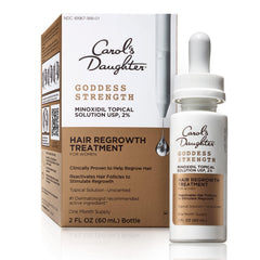Carol's Daughter Goddess Strength bottle for targeted scalp application.