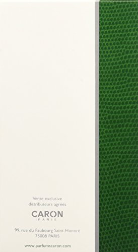 Caron Paris Pour Un Homme brand detail highlights lavender and vanilla notes.