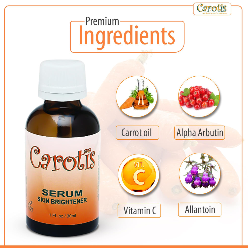 CAROTÏS serum applicator on dark spots showing targeted fading potential