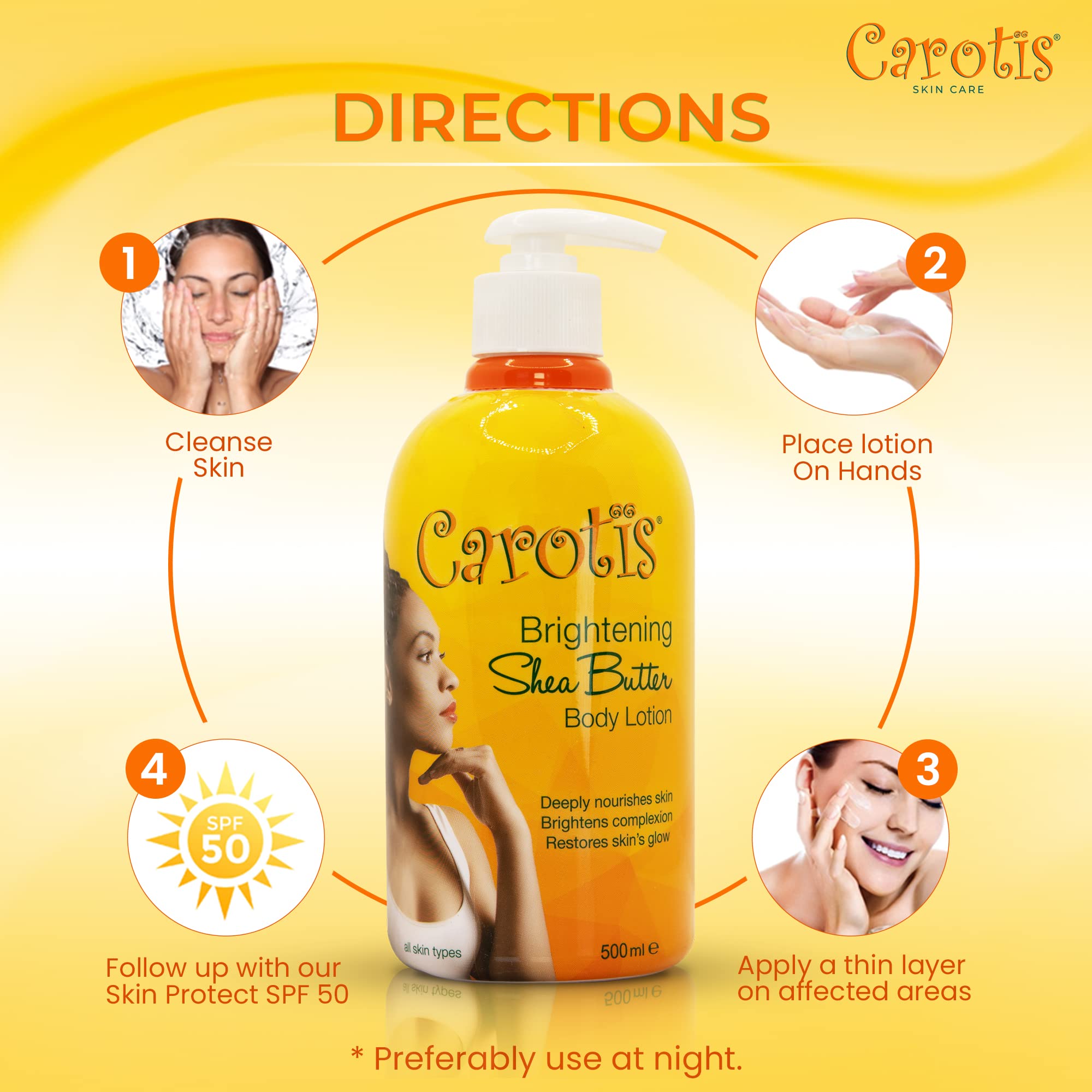 CAROTÏS dark spots before-after image visualizes potential improvement.