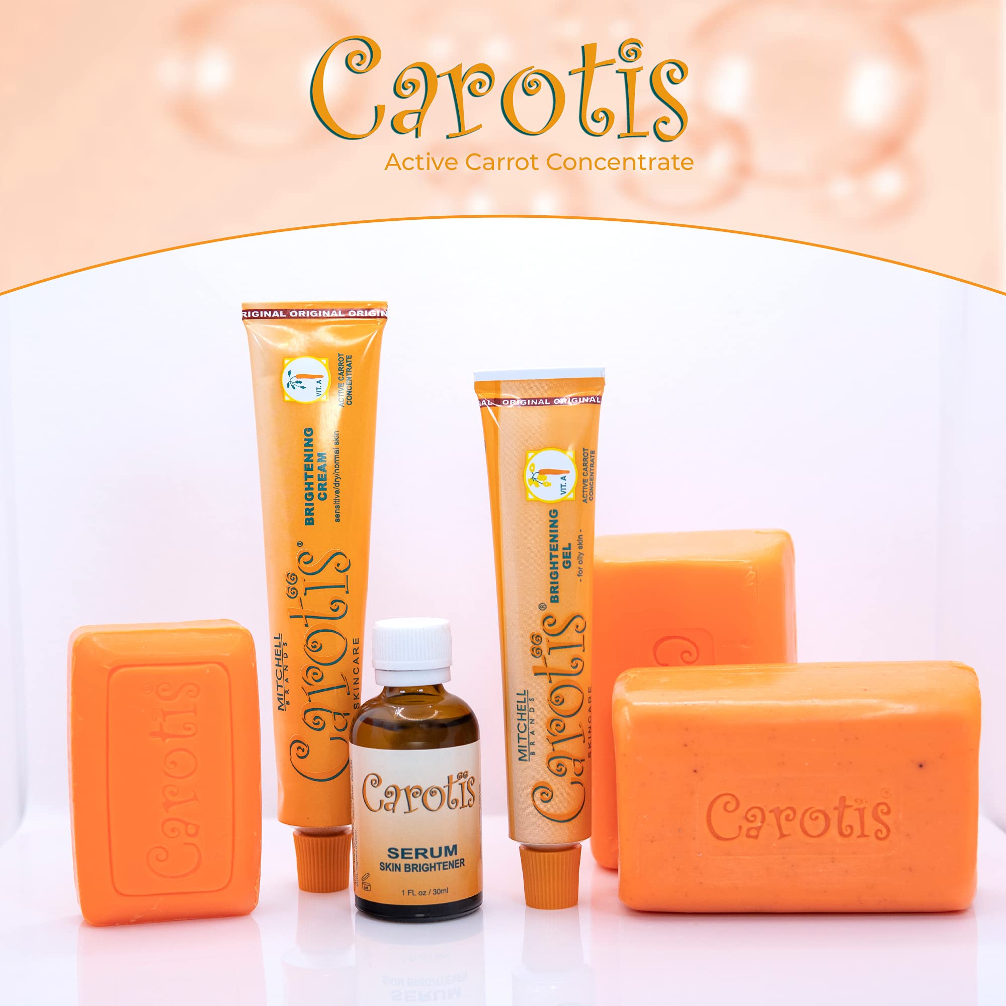 CAROTÏS Exfoliating Soap wheat germ oil detail highlights nourishing benefits