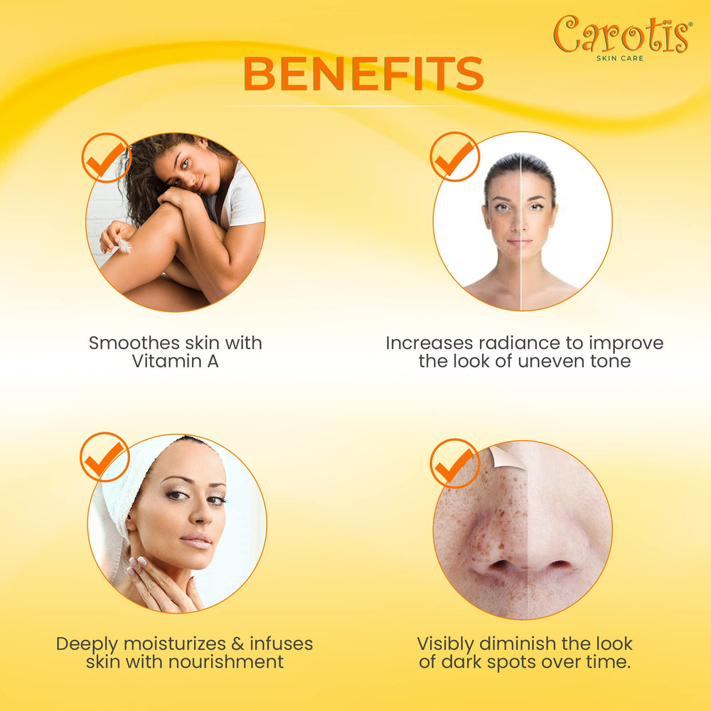 CAROTÏS shea butter texture shows rich moisture for softness.