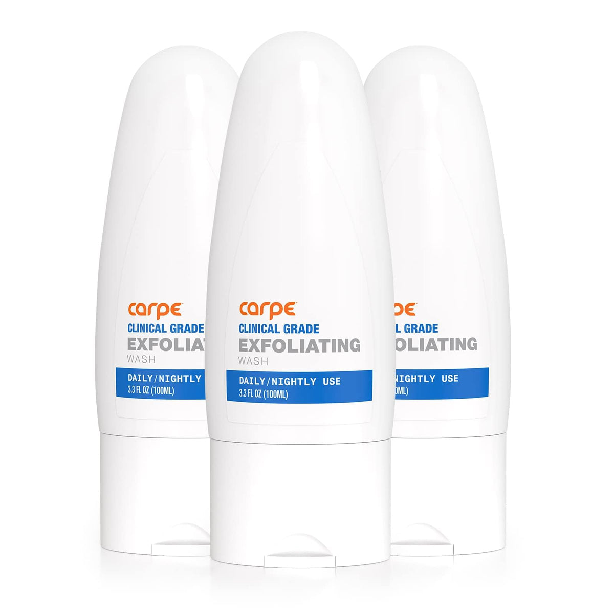 Carpe exfoliating underarm scrub pack with minty freshness for odor protection