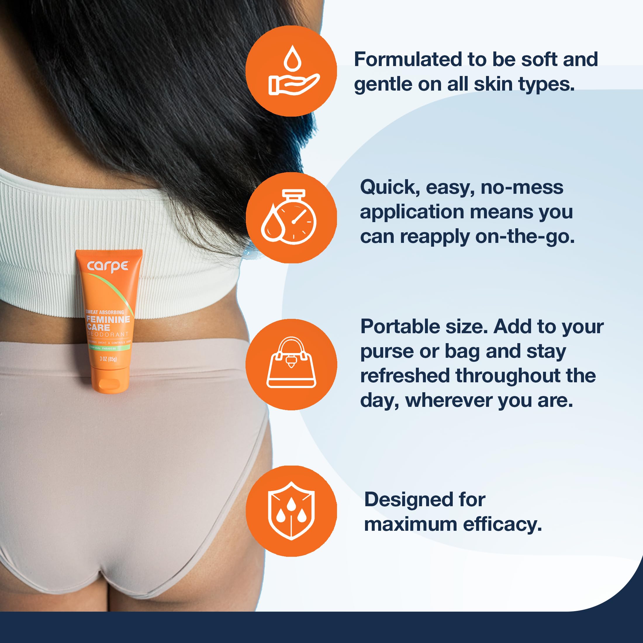 Travel-pack Carpe Feminine Care for on-the-go use