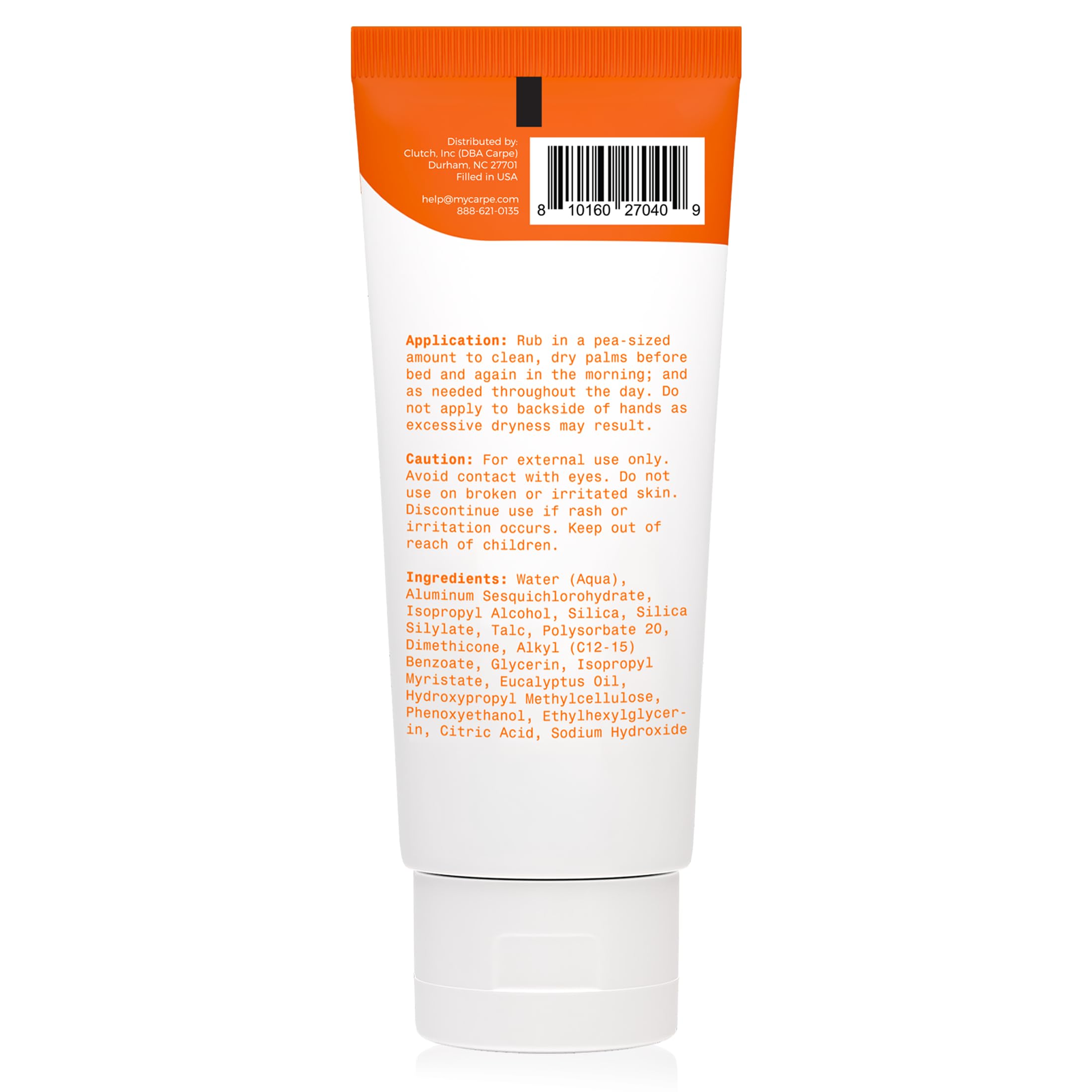 Carpe Made in USA packaging highlighting domestic manufacturing quality.