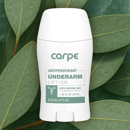 Carpe night-time routine scene on a bedside table.