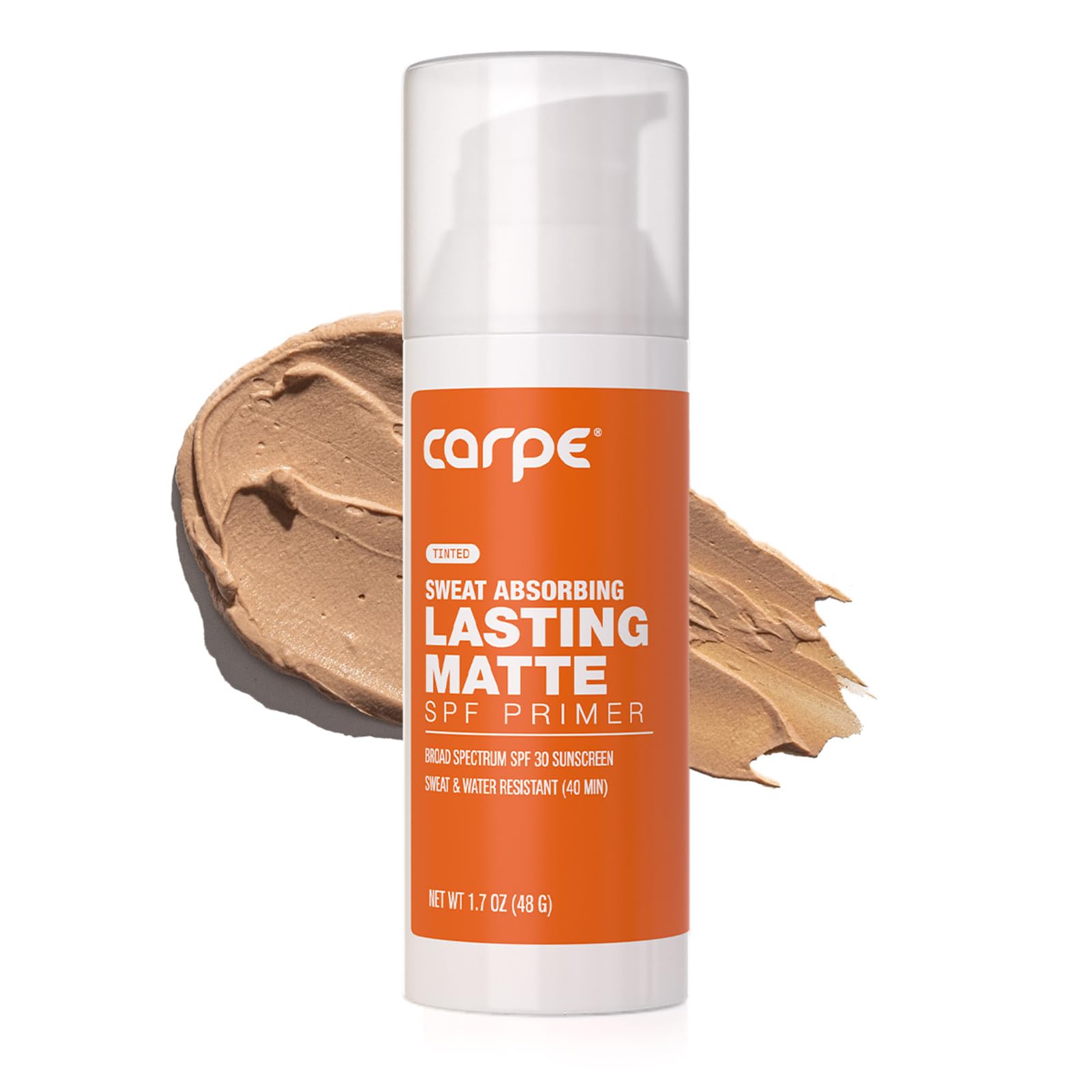 Carpe Primer face matte texture shows oil-control base for shine-free skin