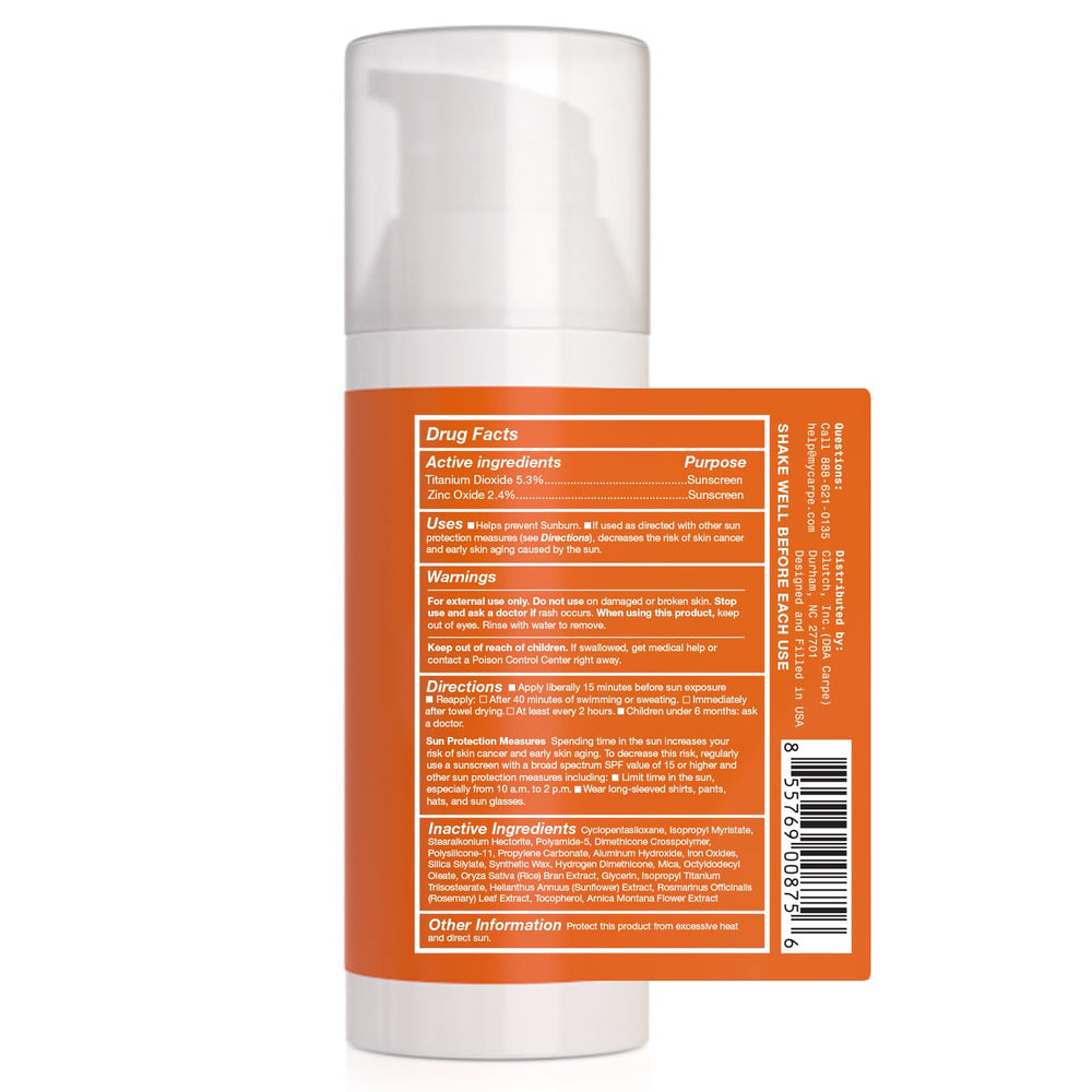 Carpe Primer standalone-spf-use shows daily protection without makeup