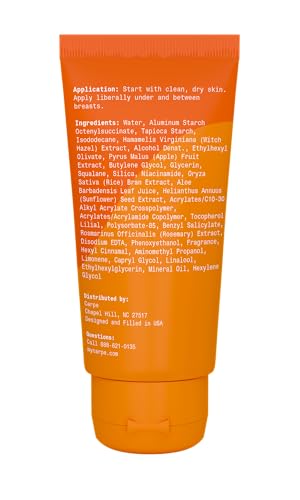 Carpe Sweat Absorbing Breast smooth-application highlights quick-drying formula for all-day freshness