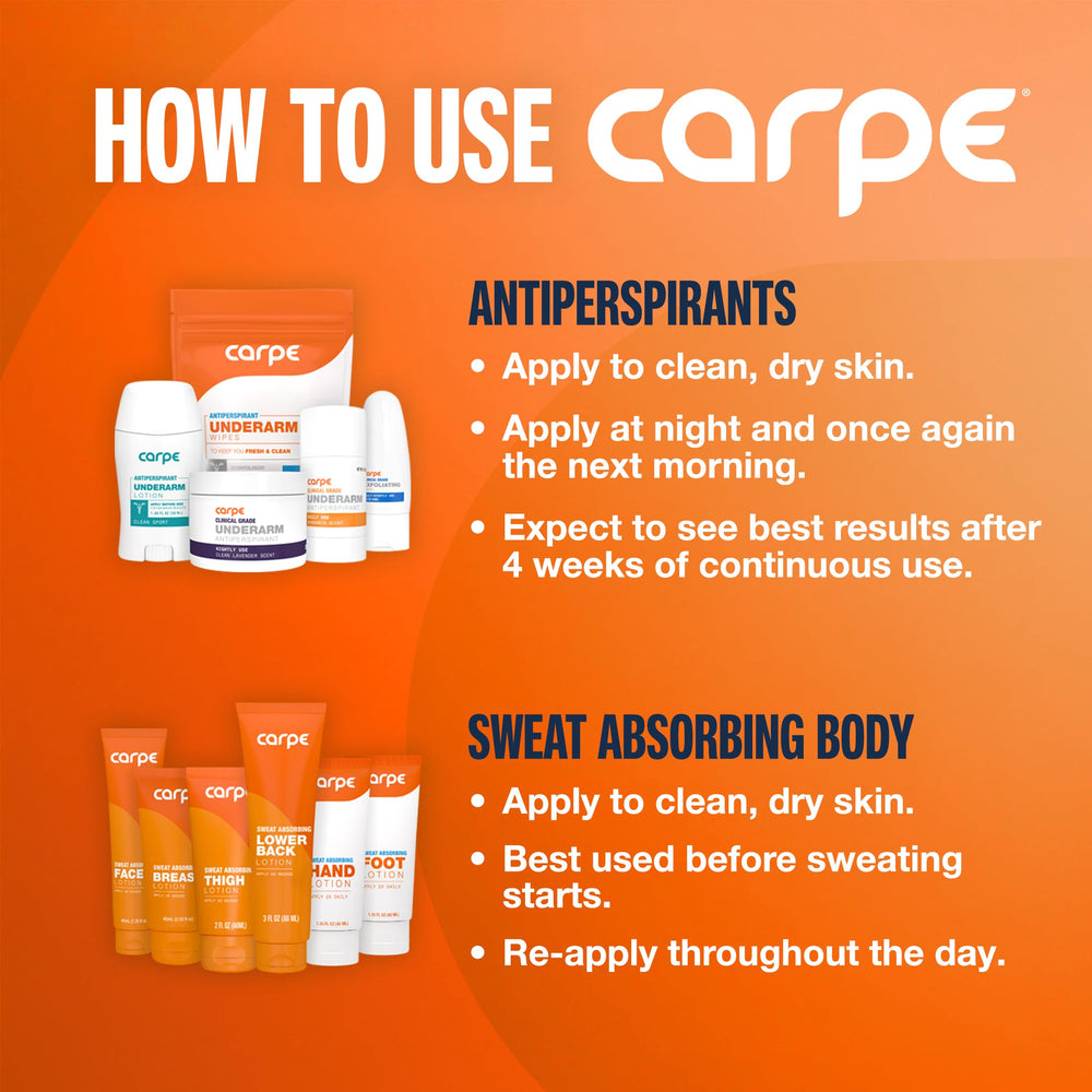 Carpe dermatologist-tested badge on product image signals safety and efficacy.