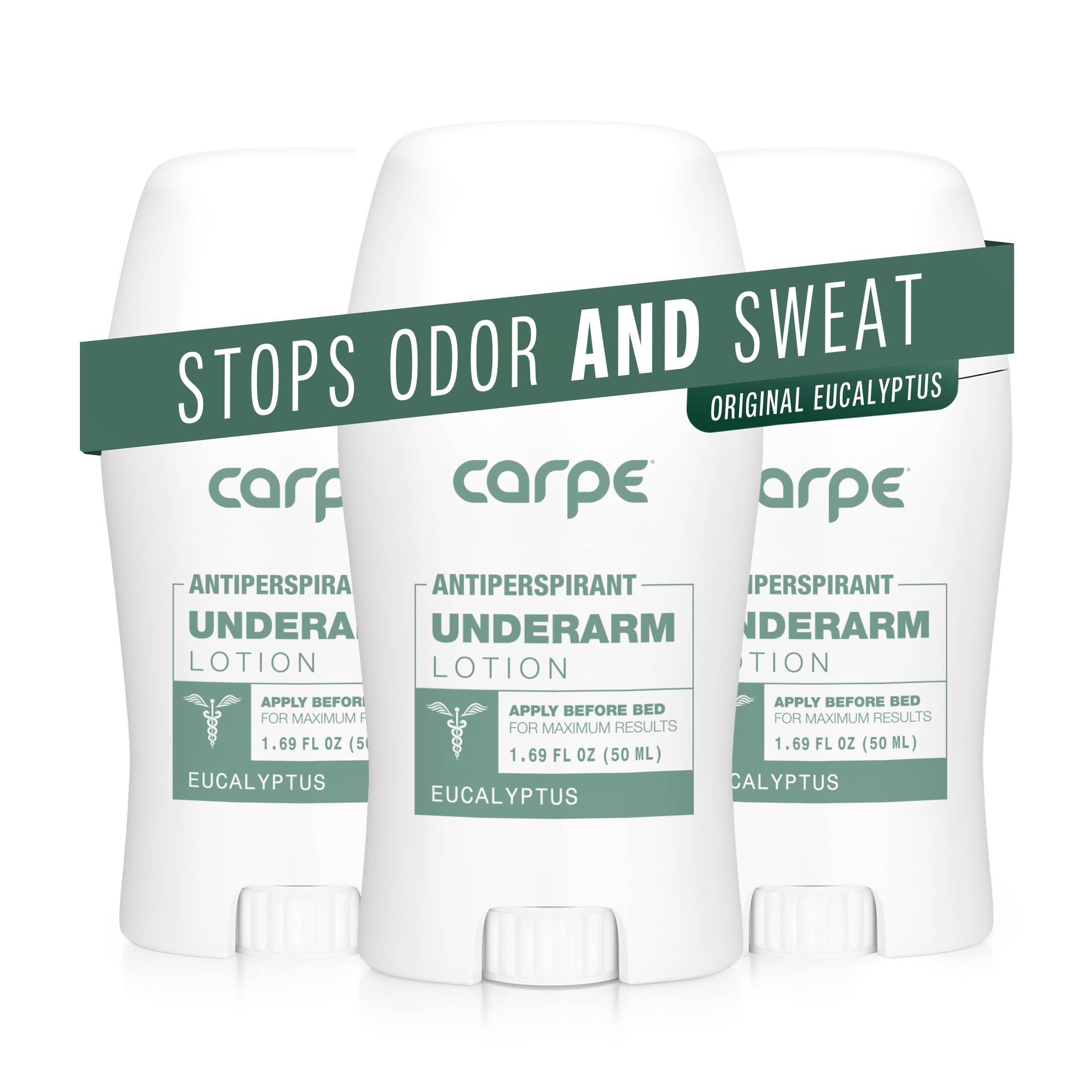 Carpe pack of 3 bottles offers long-lasting underarm protection and freshness