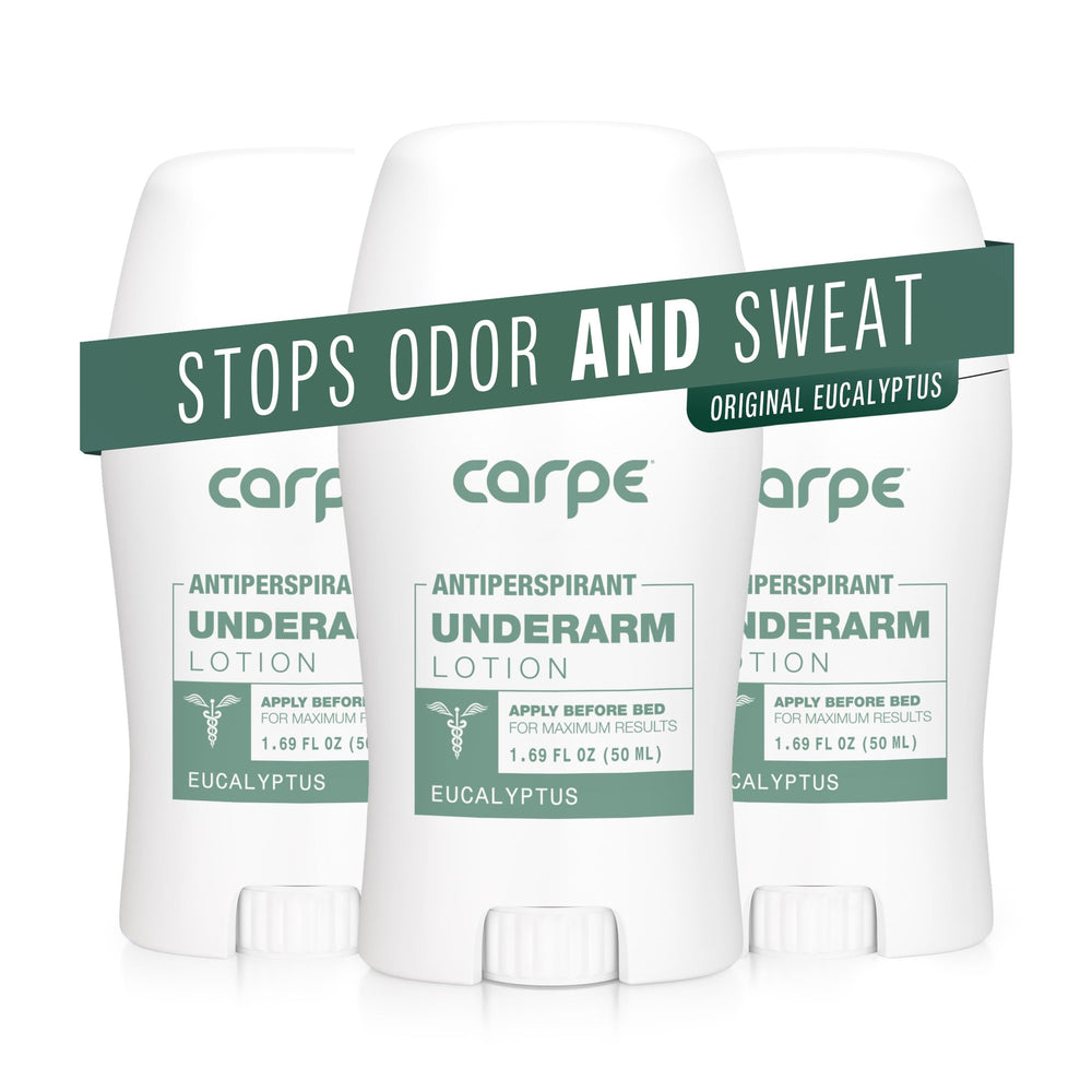 Carpe pack of 3 bottles offers long-lasting underarm protection and freshness