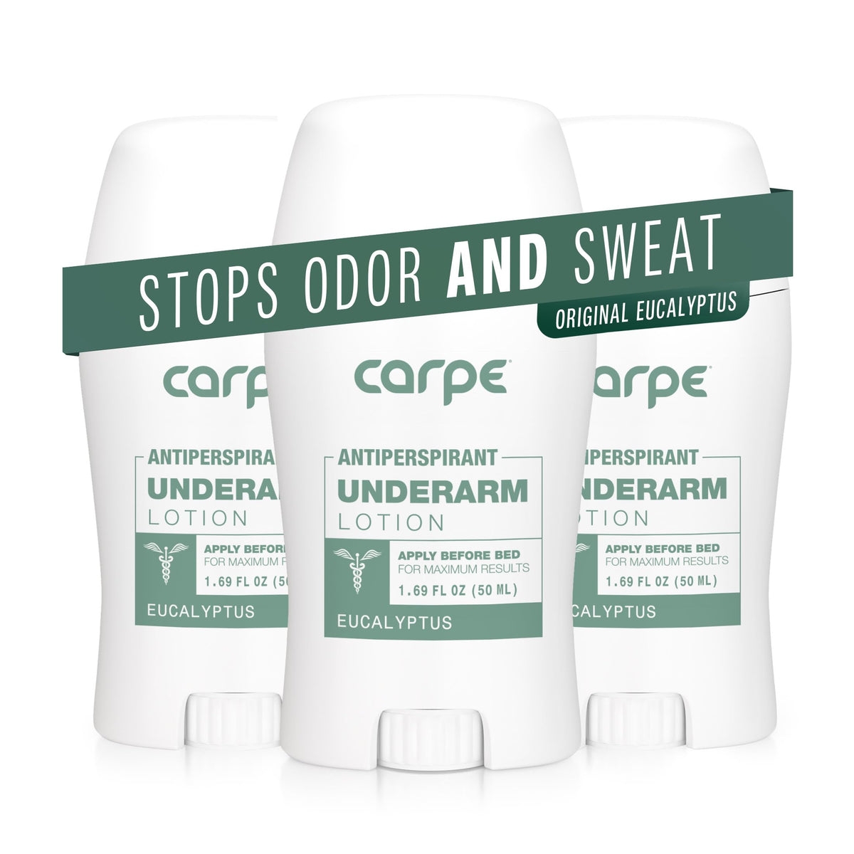 Carpe pack of 3 bottles offers long-lasting underarm protection and freshness