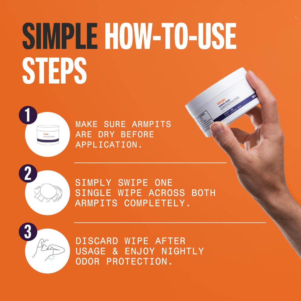 Carpe wipes for sensitive skin close-up showing soothing, non-irritating formula
