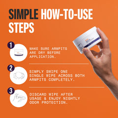 Carpe wipes for sensitive skin close-up showing soothing, non-irritating formula