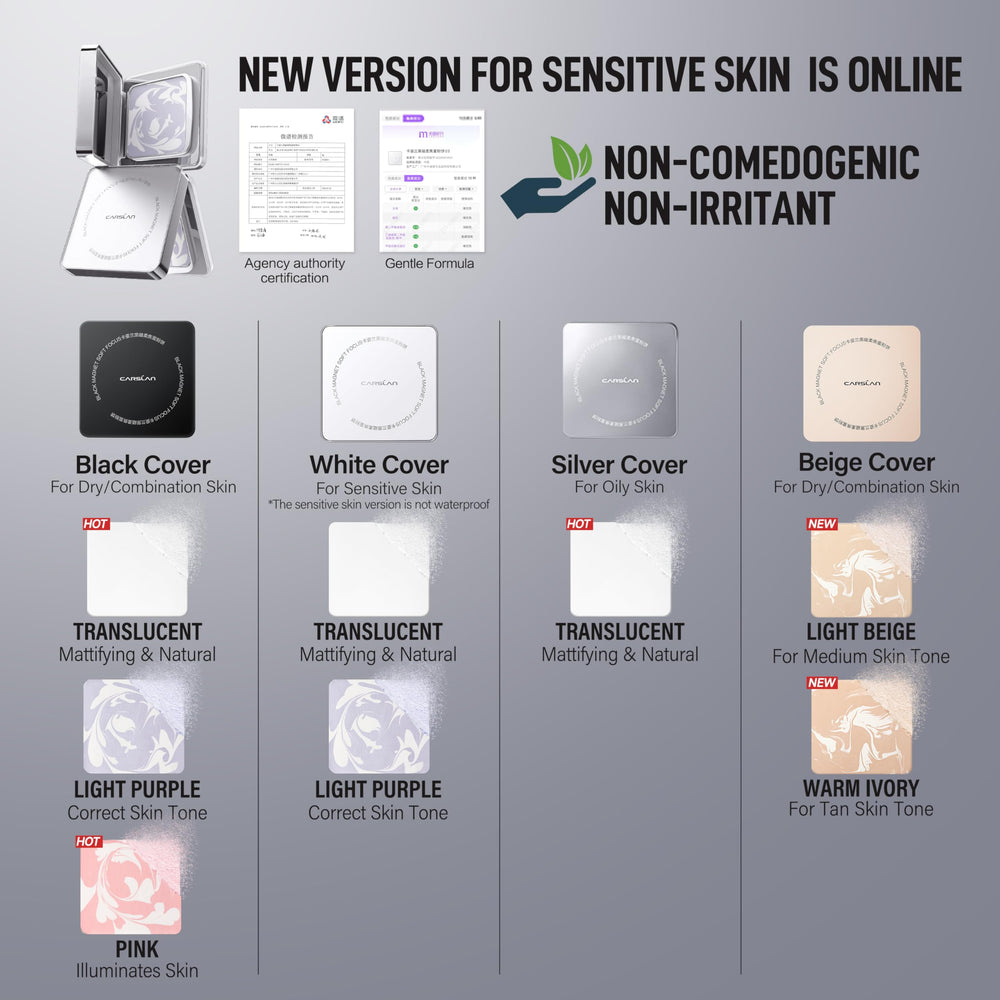 CARSLAN 03 translucent shade blends with different skin tones smoothly