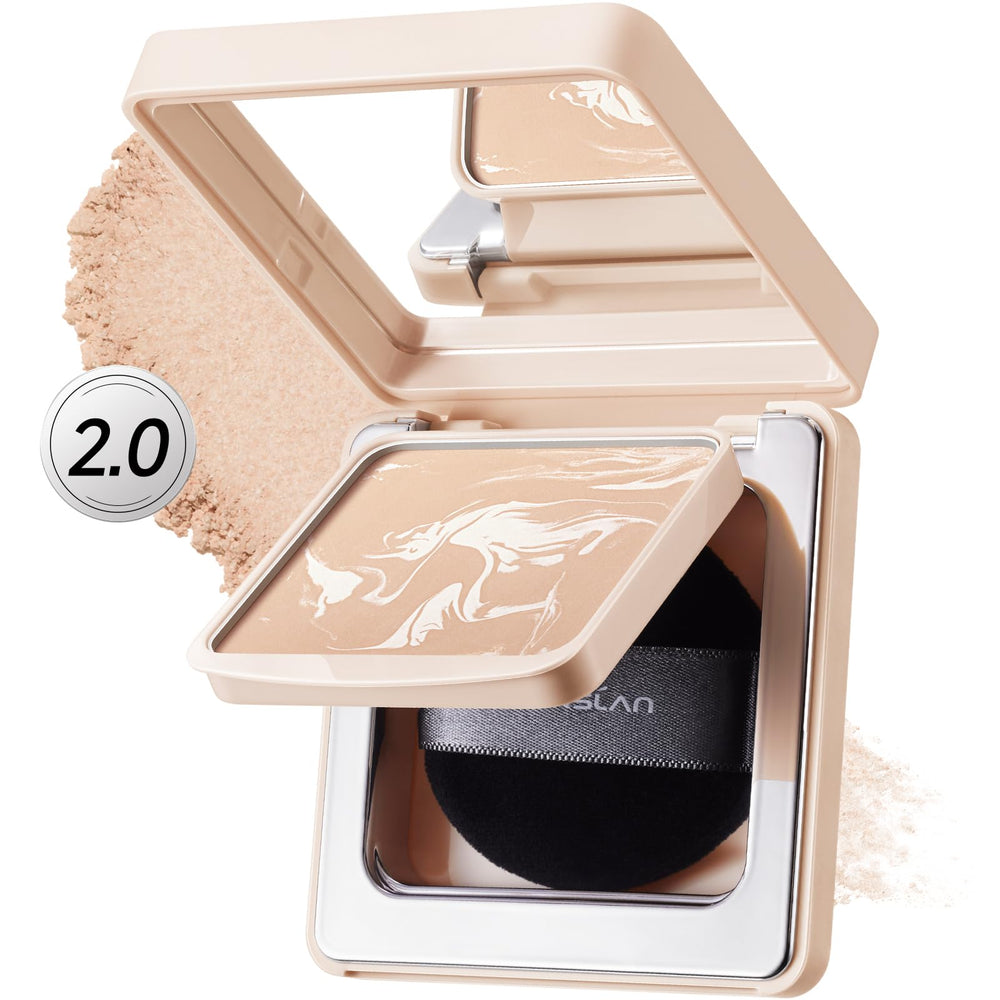 CARSLAN 2.0 black magnet powder compact showing oil-lock performance for all-day wear