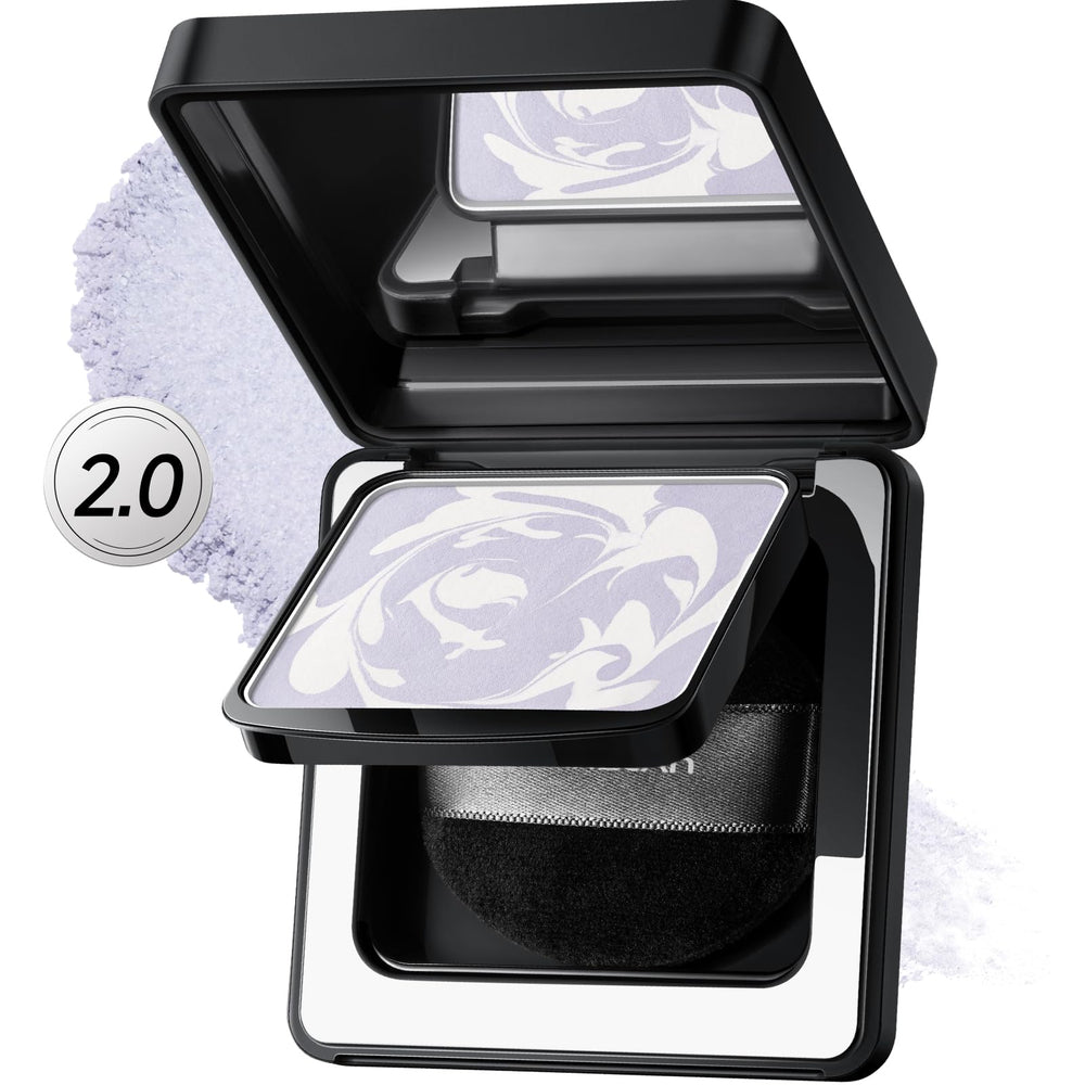 CARSLAN 2.0 Black Magnet soft-focus powder compact delivers velvet finish all day.