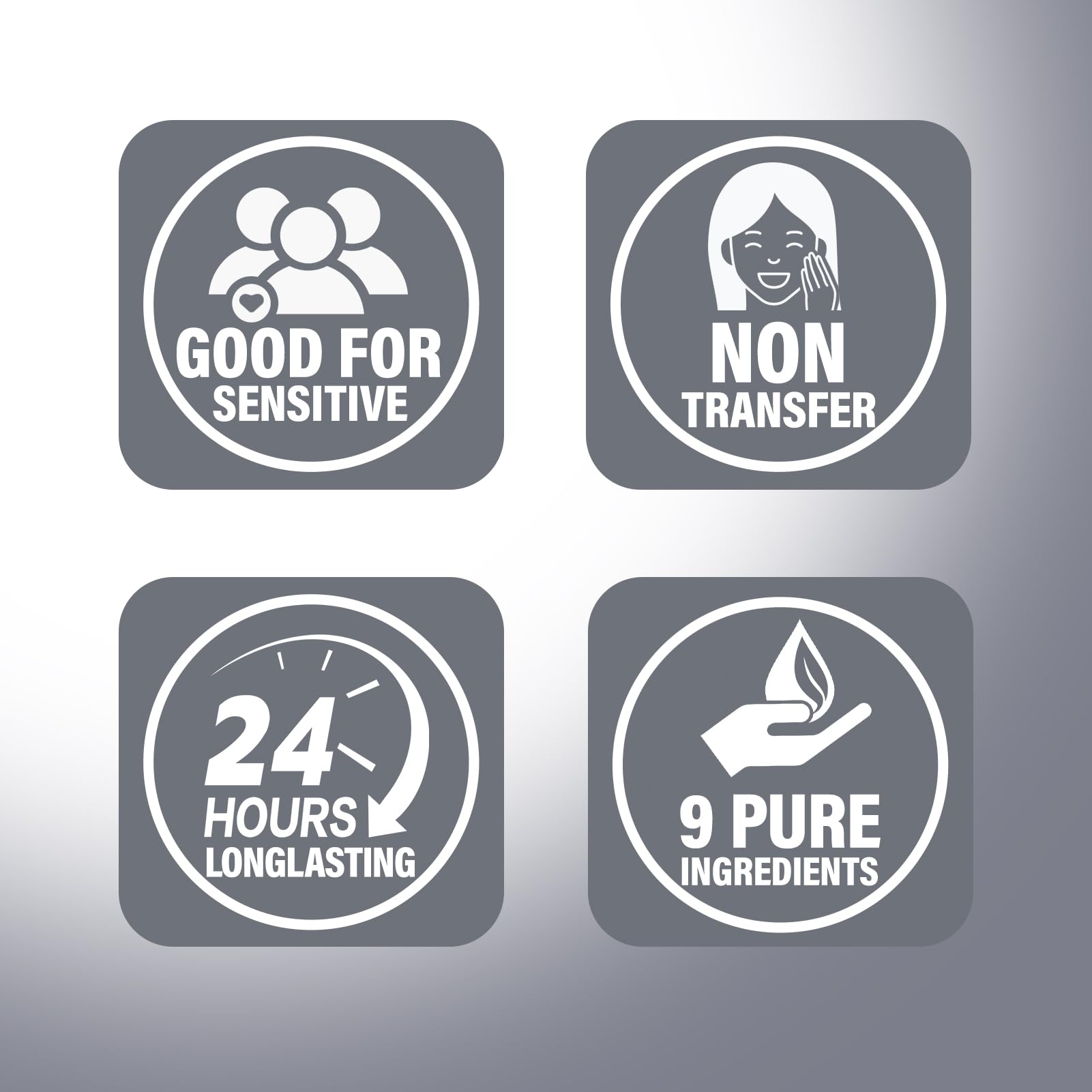 CARSLAN 24h oil-control powder reduces shine for all-day wear