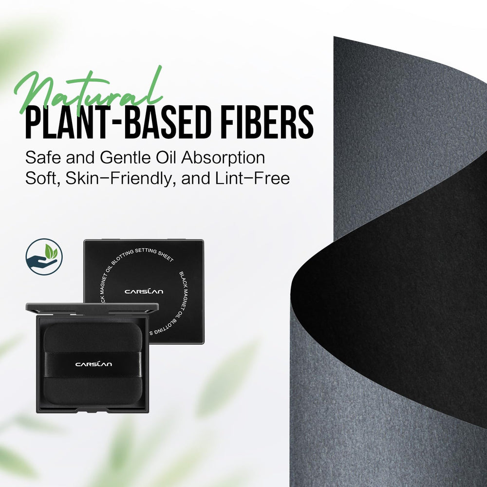 CARSLAN 450-sheet pack with refills for long-lasting oil control