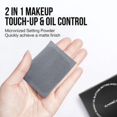 CARSLAN natural plant fiber blotting paper close-up showing gentle absorption