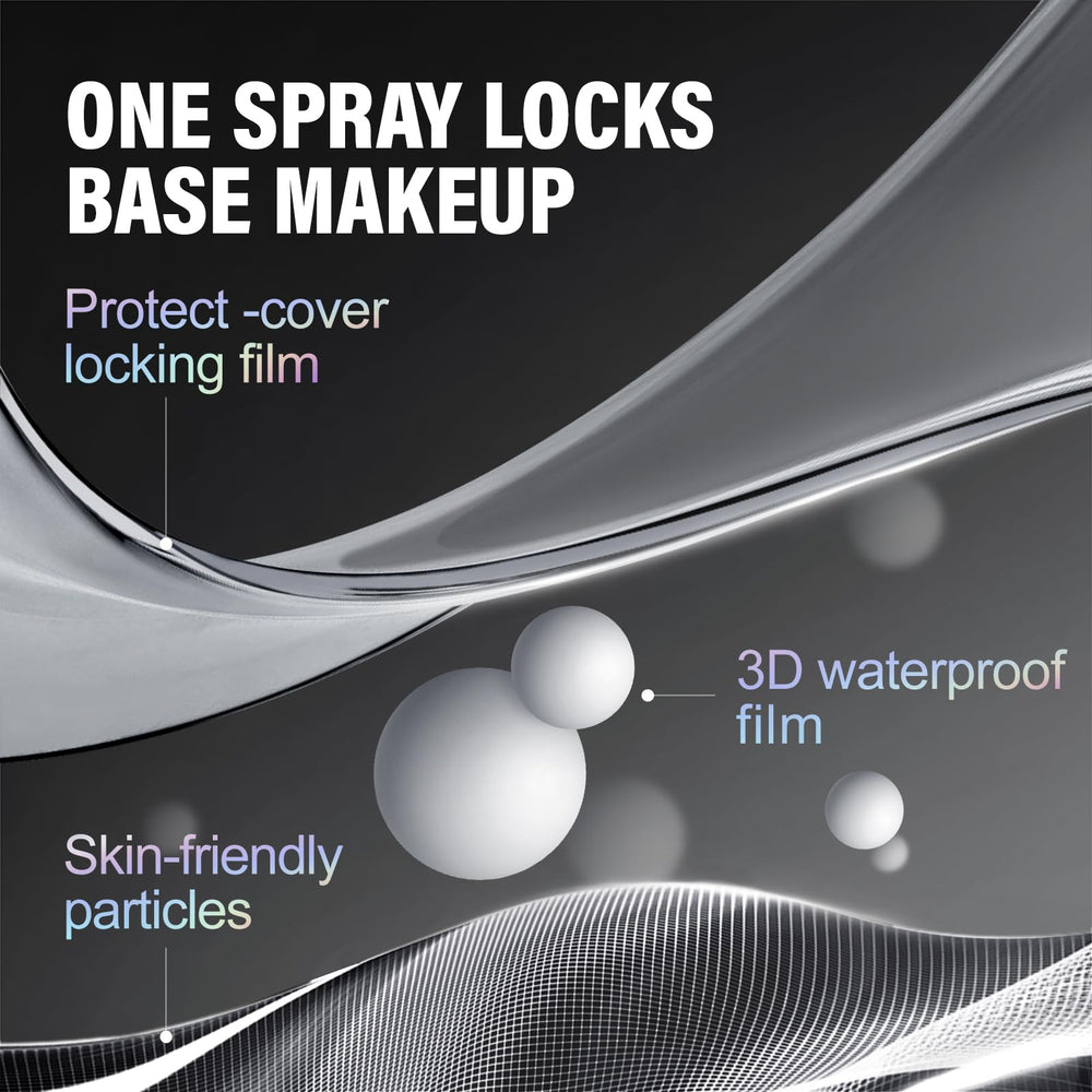 CARSLAN setting spray mist dispersion—even coverage across face