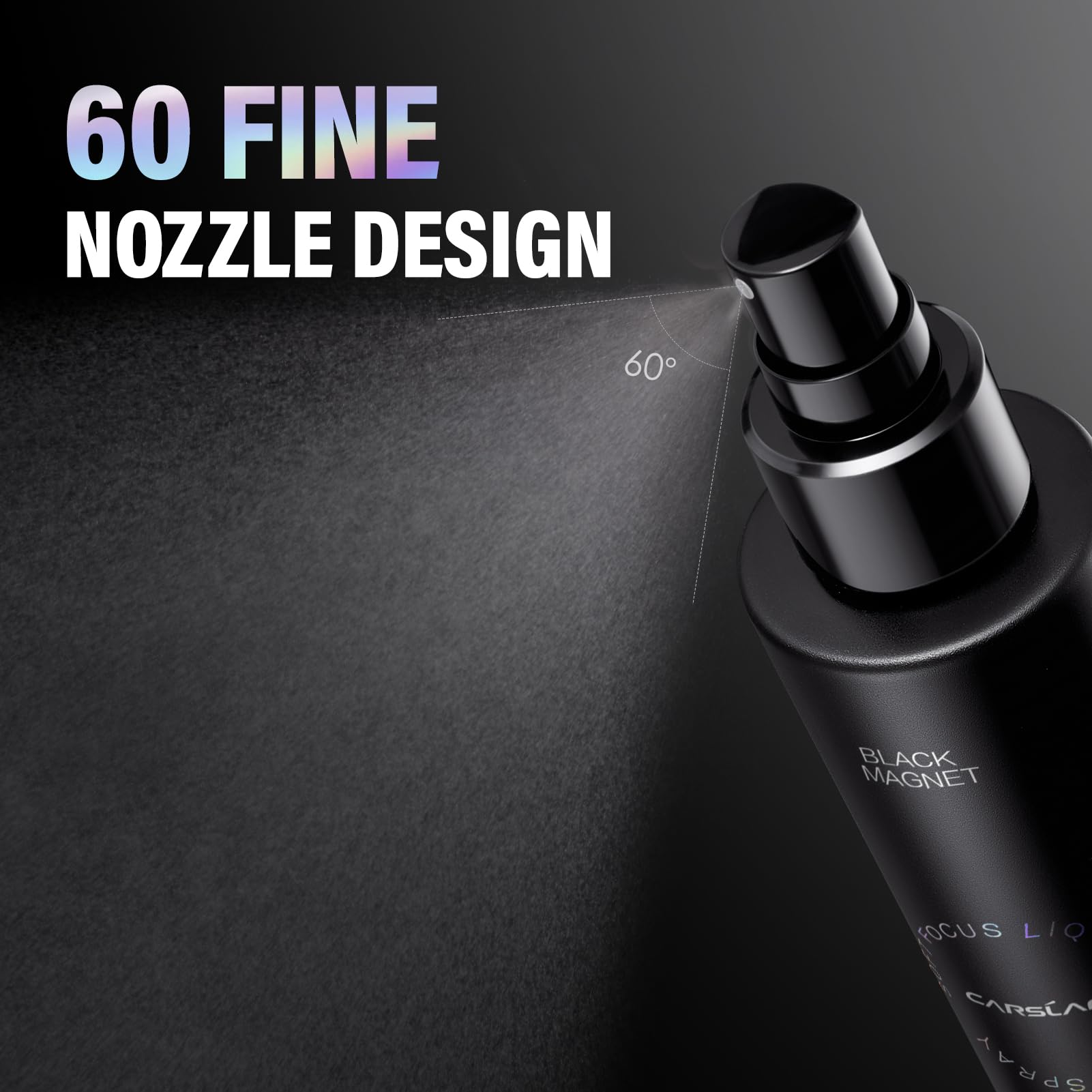 CARSLAN waterproof and smudgeproof finish—protection in rain or sweat