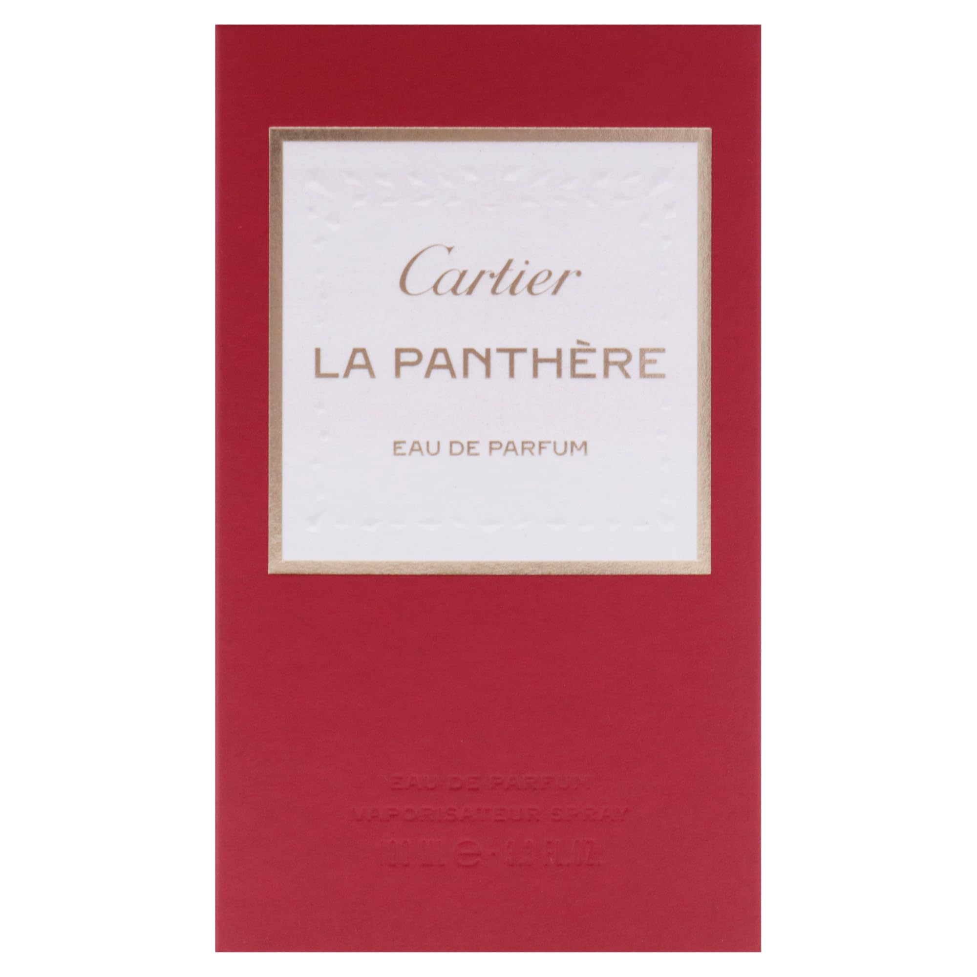 Cartier La Panthere gift box underscores premium gifting and unboxing experience.