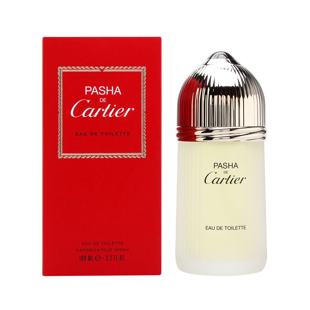 Cartier Pasha de Cartier EDT bottle with minty amber aroma for daily wear.