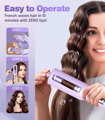 Casavok anti-scald housing protects scalp during heat styling.