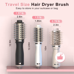 Casavok lightweight travel-styler shows a compact design for easy packing.