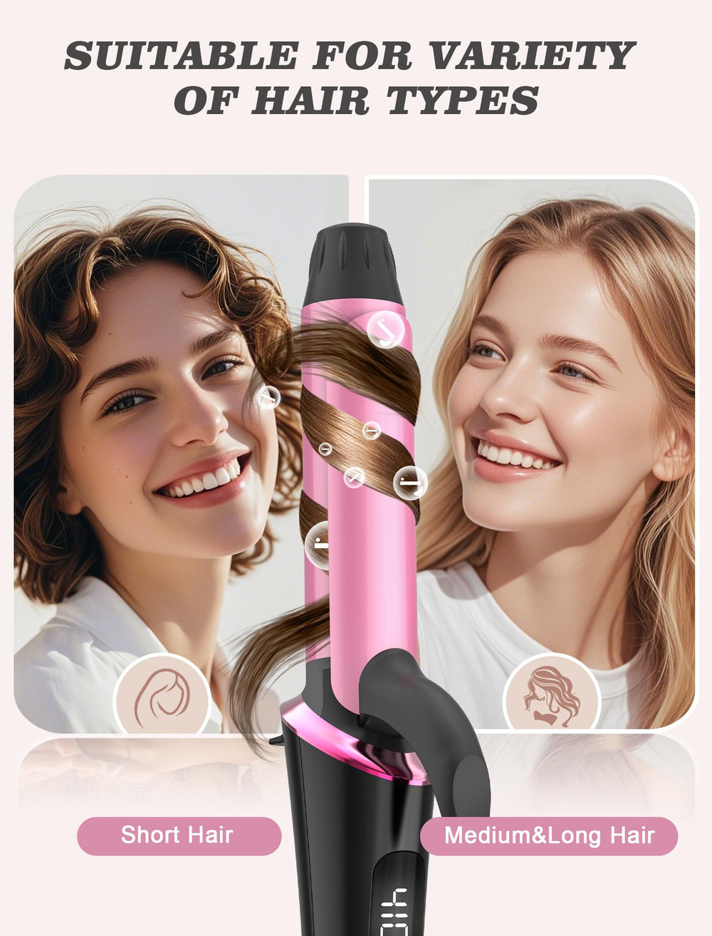 Casavok anti-scald coating protects hair during styling